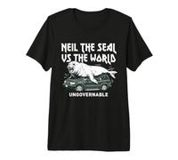 Neil The Seal Ungovernable Southern Elephant Seal Maglietta Premium