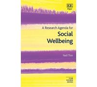 Neil Thin A Research Agenda for Social Wellbeing (Copertina rigida)