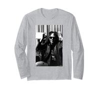 Neil Young Heart of Gold Singer di AJ Barratt Maglia a Manica