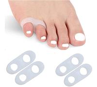 Nein 4 Pezzi Separatori Separatore Dita Piedi Mignolo Silicone, Distanziatori Mignolo, Divaricatore Per Le Dita Dei Piedi, Proteggi Mignolo, Per Evitare Sfregamenti E Alleviare La Pressione