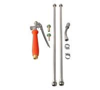 NEIQIUWING Barra spray da 44 pollici con connettori in ottone e ugello regolabile per 3/8" e 1/4"