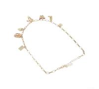 NEIQIUWING Bohemia - Collana di perle da donna con ciondolo a forma di | Design chic bohémien, ciondolo a forma di ciliegia, perla finta, look dorato, accattivante