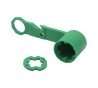 NEIQIUWING Calcolatrice per pasta in plastica robusta con funzione | Specializzata in residui di pasta, facile da usare, colore verde, si adatta perfettamente alla mano