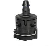 NEIQIUWING Connettore per tubo di raffreddamento in plastica nera per BMW ID6 NW6, connettore per riscaldamento, durevole, flusso ottimale, facile maneggevolezza, applicazione universale (dritto)