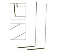 NEIQIUWING Coppia di bastoncini di ricerca in rame per aiutare l'estrazione dell'oro e la ricerca dell'acqua