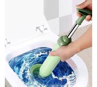 NEIQIUWING Copriwater a pressione d'aria con materiale ABS multifunzione per WC, lavandino e scarichi, grigio/verde