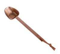 NEIQIUWING Cucchiaino da caffè in 304 con aspetto vintage, cucchiaio dosatore triangolare per caffè e tè macinato, cucchiaio dosatore compatto per cucina, caffè e ufficio, durevole (oro rosa)