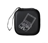 NEIQIUWING Custodia protettiva per console di gioco RG35XXSP Flip - Custodia rigida impermeabile per RG34XXSP, organizer portatile con fascia elastica, copertura da viaggio antipolvere, 12,3 x 12,3 x