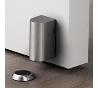 NEIQIUWING Fermaporta senza fori, fermaporta invisibile anti-collisione per camera da letto