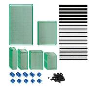 NEIQIUWING Kit prototipo 147 pezzi per PCB - 6 misure (grande, medio, piccolo)