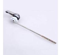 NEIQIUWING Leva per sciacquone, cromata, universale, adatta per la maggior parte dei servizi igienici (montaggio frontale o laterale)