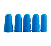NEIQIUWING Protezioni per le dita in silicone resistente al calore, antiscivolo, elastiche, per artigianato, cucito, per cera, miele, colla, protezione da scottature, bolle, lavabili in lavastoviglie