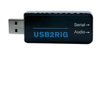 NEIQIUWING Scheda audio integrata e controllo PTT (2 in 1) per radio audio2RIG, connettore per scheda audio USB, strumento elettrico