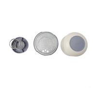 NEIQIUWING Setaccio greco per yogurt con sistema di pressione e coperchio, rete fine per separare il siero di latte, yogurt cremoso fatto in casa, facile da pulire, verde (bianco)