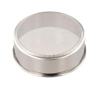 NEIQIUWING Setaccio rotondo per farina in rete 304 40 setaccio a maglia fine per setacciare farina e spezie, facile da pulire, robusto utensile da cucina (B)