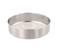NEIQIUWING Setaccio rotondo per farina in rete 304 40, setaccio a maglia fine per setacciare farina e spezie, facile da pulire, robusto utensile da cucina (D)
