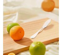 NEIQIUWING Spalmatrice per formaggio morbido, marmellata e burro freddo, facile da usare, ergonomico, bilanciato, utensile da cucina per spalmare su pane, 14,3 x 1,6 cm (oro rosa)