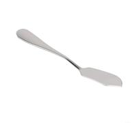 NEIQIUWING Spatola per burro per formaggio morbido, marmellata e burro freddo, ergonomico, equilibrato, utensile da cucina per spalmare il pane, 14,3 x 1,6 cm (argento)