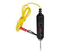 NEIQIUWING Tester di tensione per automobili 6-24V con indicatore LED verde/rosso e segnale acustico per test zero e fase