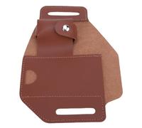 Neiyty Guaina Multiuso in Pelle PU, Organizer Realizzato a Mano con Passante per Cintura per Campeggio All'aperto, Escursionismo e Uso Quotidiano, Adatto per Cinture da 1,5 Pollici (Marrone scuro)