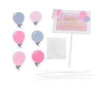 Neiyty Inserto per Torta di Compleanno Carino, Divertente Decorazione per | Materiale cartaceo, Ottimo per dolci, Versatile nell\'uso per torte, Ideale per eventi a tema