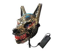 Neiyty Maschera Spaventosa di Halloween in PVC con Copertura della Testa
