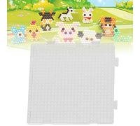 Neiyty Modello Puzzle Trasparente per Bambini, Giocattolo Creativo Fai-da-Te per la Coordinazione Occhio-Mano, Educazione Genitoriale, Materiali per Uso Alimentare per la Sicurezza - Quadrato