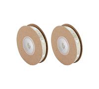 Neiyty Nastro per Confezioni Regalo, 2 Rotoli Che Non Sbiadiscono per | Lavabile, aspetto liscio, ottimo per decorazioni, accessori per capelli, San