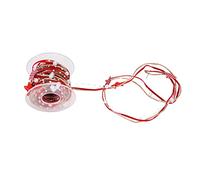 Neiyty Nastro Rosso, Lunghezza Resistente 5 M per Decorazioni Fai-da-te | Realizzato in poliestere e canapa, perfetto per confezioni regalo, ottimo per feste, adatto per il fai da te