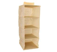 Neiyty Organizer per Armadio Pensile con Fondo Rigido, Resistente Tessuto | Design Antipolvere, Adatto a Spazi Verticali Stretti, 10,6x10,6x29,9 Pollici per Aste Standard, Pieghevole per i Viaggi