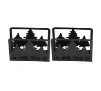 Neiyty Portatovaglioli Ad Albero Verticale, Design in Metallo Ispessito | Fondo antiscivolo, elegante design curvo, motivo ritagliato, resistente alla ruggine, ideale per l\'arredamento della casa,