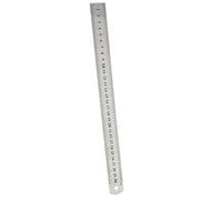 Neiyty Righello in Acciaio Inossidabile, Bordo Dritto Preciso 30 Cm | Resistente all\'usura, doppia scala, ideale per la lavorazione del legno, materiale durevole