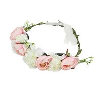 Neiyty Set Copricapo Floreale Baby Tiara per Baby Shower | allergia ai pollini, materiale morbido al tatto, combinazione di colori classica, multiuso per le feste