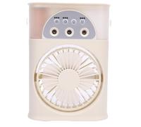 Neiyty Ventilatore da Tavolo, Umidificatore Silenzioso con Dispositivo di Raffreddamento dell'aria con Serbatoio dell'acqua USB da 250 Ml per il Campeggio