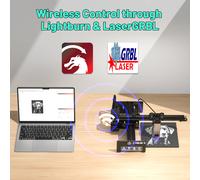 NEJE 5 N30820 40W Macchina da stampa per taglio Lightburn Taglierina per incisore per legno portatile Controllo APP Bluetooth