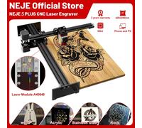NEJE 5 Plus Macchina da taglio per incisione laser Taglierina laser Router CNC Incisore laser Metallo Controllo wireless Bluetooth Lavoro offline