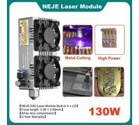 NEJE A40640/N40630/E40/E80 130W Kit modulo laser 450nm Luce blu Modulo TTL per incisore laser Taglio legno Strumento più intelligente