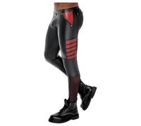 NEK - pantaloni lunghi (nero-rosso) - XL