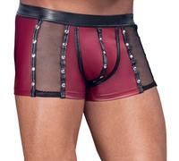 NEK Tight-fitting Net & Studs Pants 2133547 Red-Black XL