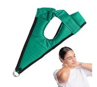 Nekbrancardriem | Imbracatura di trazione per collo cervicale, protezione del collo sospeso con montaggio ad anello in acciaio per uso domestico del collo e per il massimo comfort del paziente. Questo