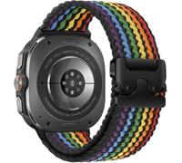 Nekiyo Tech Stretchy Braided Nylon Band for Galaxy Watch Ultra 2/1 47mm | Stretchy braided nylon, Parachute-style metal buckle, Lugless seamless fit, For Galaxy Watch Ultra 2/1 47mm (2024/2025/2026)