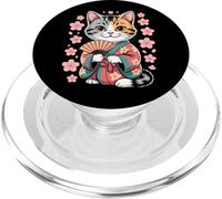 Neko giapponese Kanji amante dei gatti retrò Anime Giappone Souvenir PopSockets PopGrip per MagSafe
