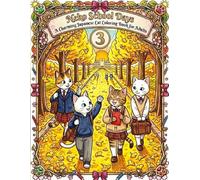 Neko School Days Vol.3: A Charming Japanese Cat Coloring Book for Adults