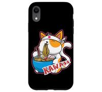 Neko simpatico gatto in una tazza, boba tea bubble anime kawaii gatto Custodia per iPhone XR