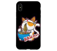 Neko simpatico gatto in una tazza, boba tea bubble anime kawaii gatto Custodia per iPhone XS Max