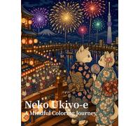 Neko Ukiyo-e: A Mindful Coloring Journey