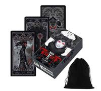 Nekro XIII 13 Tarocchi Deck Mappe Weissagung Esoterico FOURNIER Con Samt Borsa