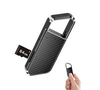 NekSide Mini Registratore Vocale - 64GB, 1600 Ore Archiviazione, DSP3.0 Registrazione HD-Registratore Audio, Supporto OTG, Voice Recorder Per Interviste/Riunioni/Lezioni