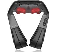 Nekteck Shiatsu collo e massaggiatore posteriore, con calmante calore e tessuto