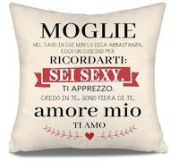 Nel caso in cui non lo dica abbastanza ecco un cuscino per ricordarti sei fantastica Ti apprezzo amore mio Copri cuscino per la Moglie da parte del marito Compleanno San Valentino Regalo di Natale